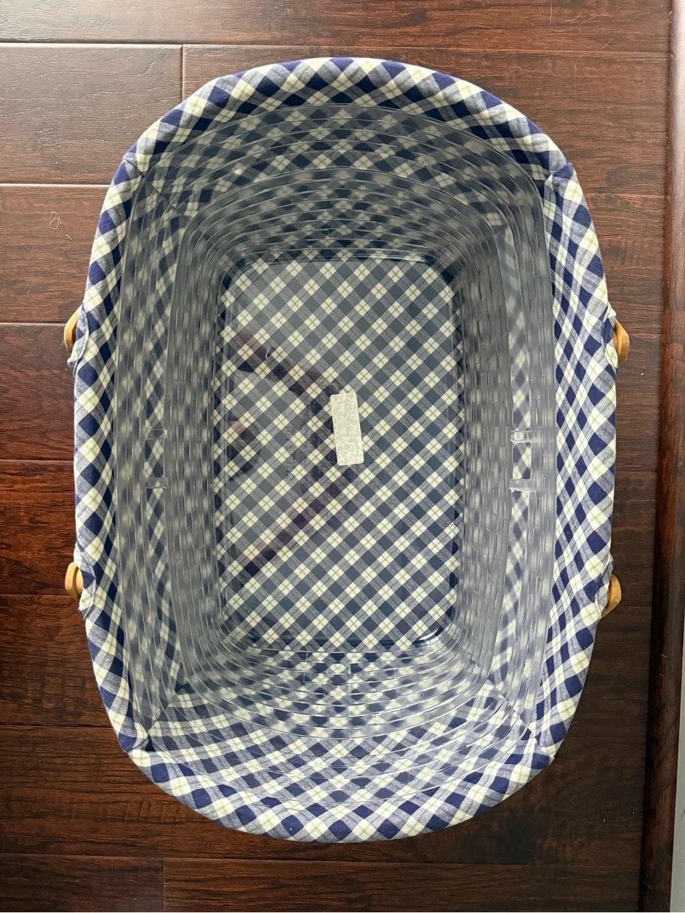 LONGABERGER BLUE RIBBON CRAFTING  BASKET,  PROTECTOR, FABRIC, CARD, ORGANIZER